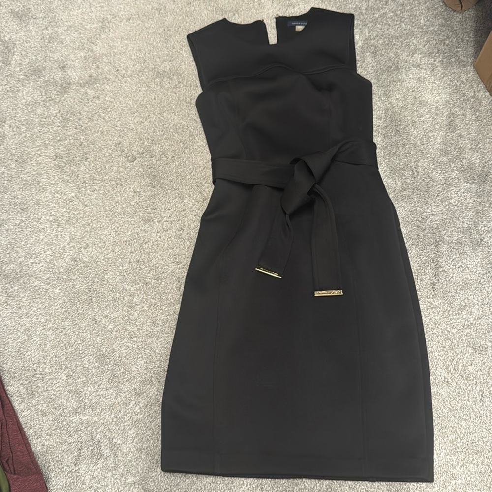 Tommy Hilfiger Black Belted Sheath Dress – Size 4